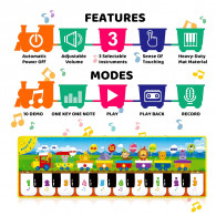 Tapis de Piano Pour Enfant En Tissu en Tunisie