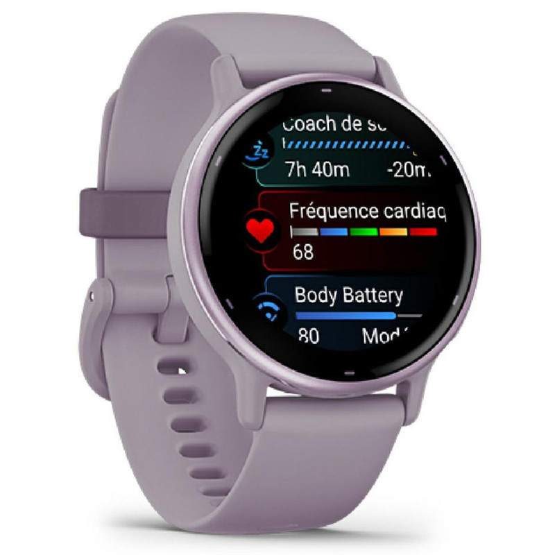 Smart Watch Garmin Mixte Vivoactive 5 GPS Noir et Violet en Tunisie