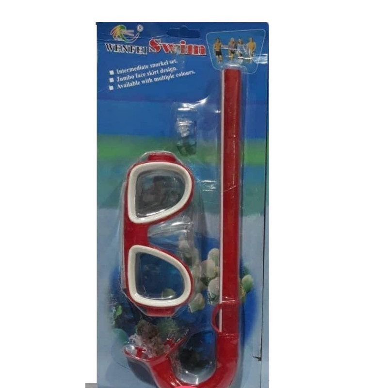 Kit Plongée Masque Et Tuba Rouge en Tunisie