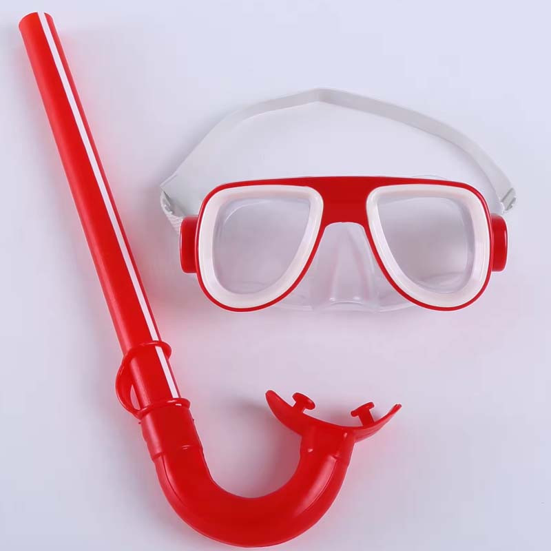 Kit Plongée Masque Et Tuba Rouge en Tunisie