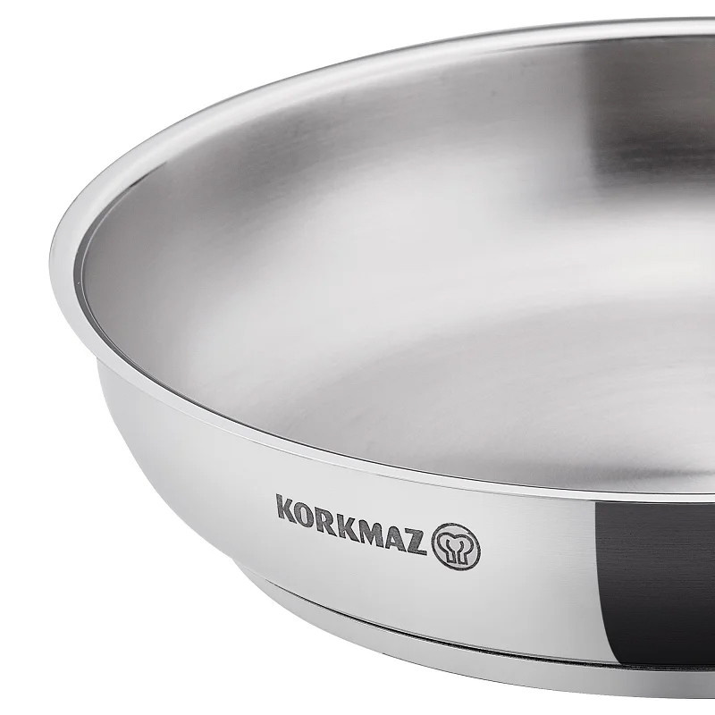 Poêle Korkmaz Nora A2996 28Cm Inox en Tunisie