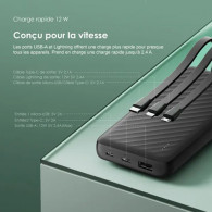 Power Bank Oraimo Slice Link OPB-P5101 10000 mAh Noir en Tunisie Power Bank Oraimo Slice Link OPB-P5101 10000 mAh Noir en Tunisie