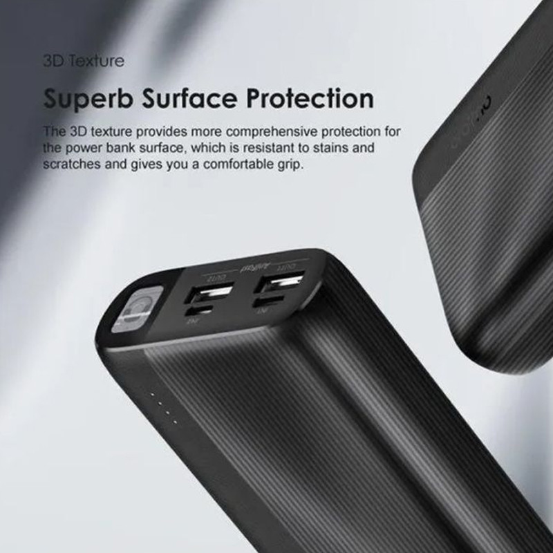 Power Bank Oraimo OPB-P204D 20000 mAh Noir en Tunisie