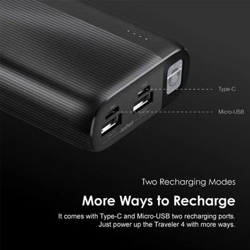 Power Bank Oraimo OPB-P204D 20000 mAh Noir en Tunisie