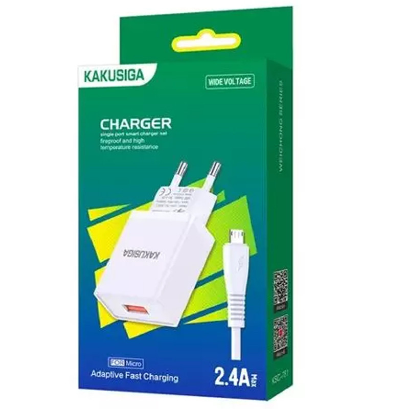 Chargeur Kaku KSC-781 Micro USB 2,4A Blanc en Tunisie