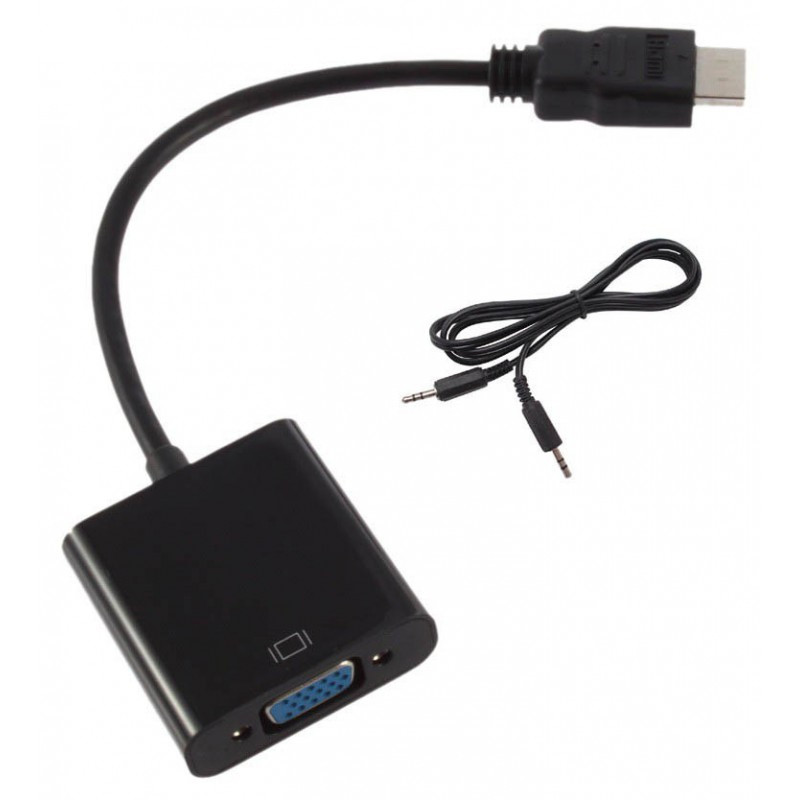 Adaptateur HDMI vers VGA avec Audio  En Tunisie