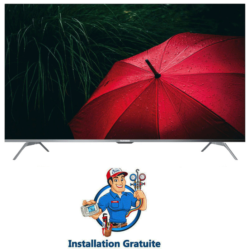 Tv Telefunken TV50F9 50" Smart 4K Google TV Gris