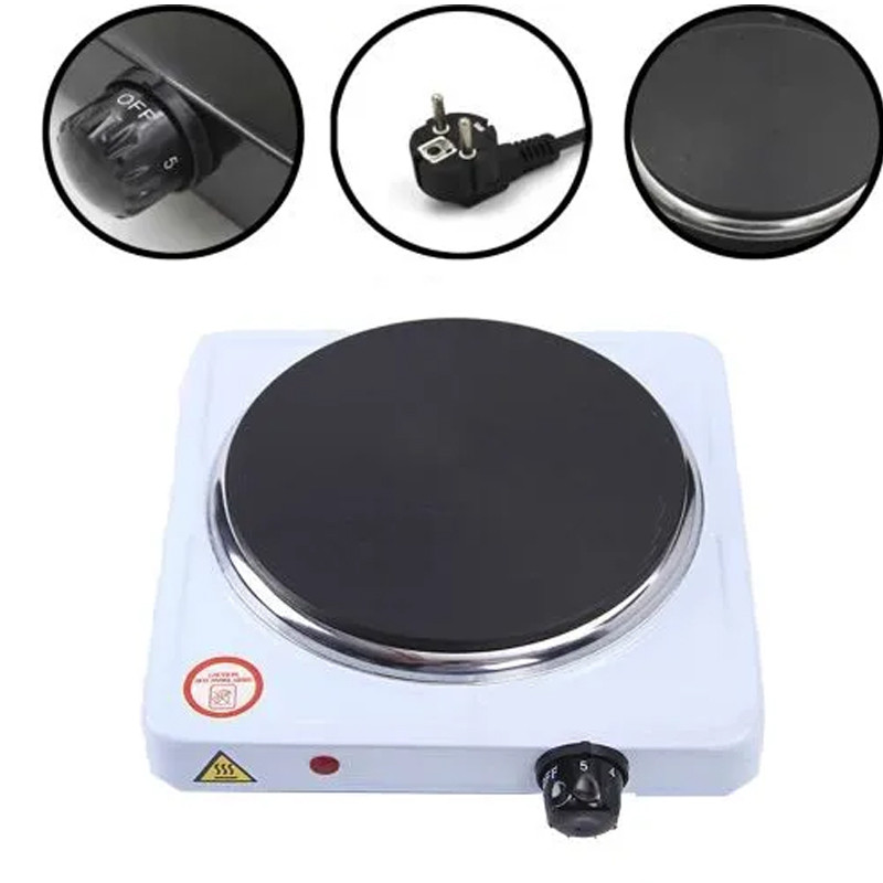 Plaque de Cuisson Électrique JX-1010A 1000W Blanc en Tunisie