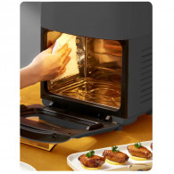 Air fryer Silver Crest  JD989A 1500W 15L Noir en Tunisie