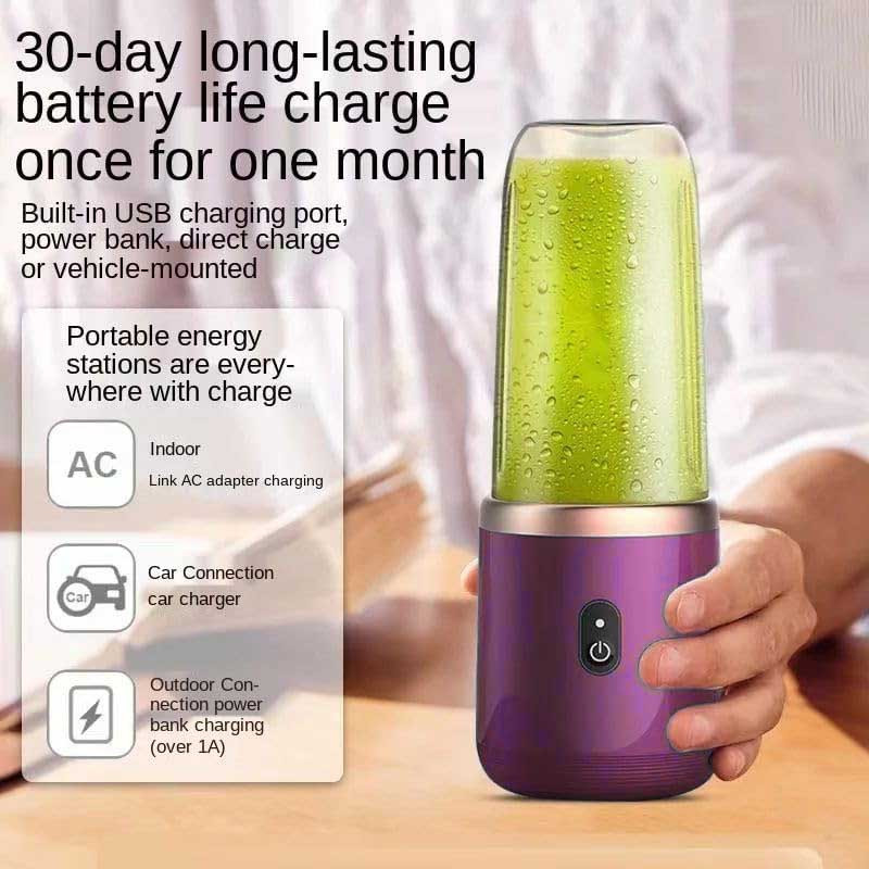 Blender Portable Multifonction Smart 400Ml Violet en Tunisie