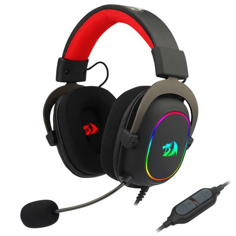 Casque Gaming Redragon H510 Zeus X RGB Noir en Tunisie