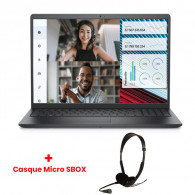 Pc Portable Dell Vostro 3520 i5 12Gén 4Go 256Go SSD W11 Noir