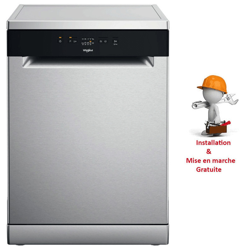 Lave Vaisselle Whirlpool 13 Couverts Inox WFE2B19NX en Tunisie Lave Vaisselle Whirlpool 13 Couverts Inox WFE2B19NX en Tunisie