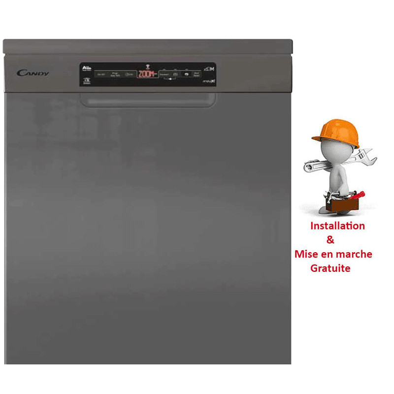 Lave vaisselle Candy 16 Couverts Inox CDPN4D620PX