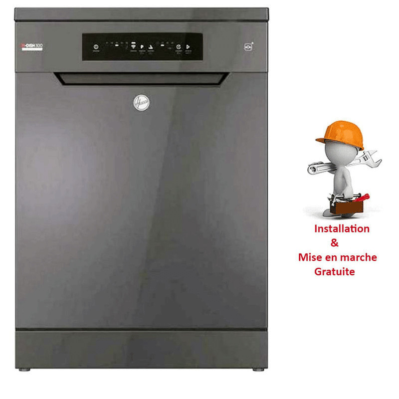 Lave vaisselle Hoover HF3E7L0A 13 Couverts Inverter - Silver Lave vaisselle Hoover HF3E7L0A 13 Couverts Inverter - Silver