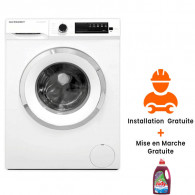 Machine à Laver Schneider 8Kg Avec Afficheur Blanc