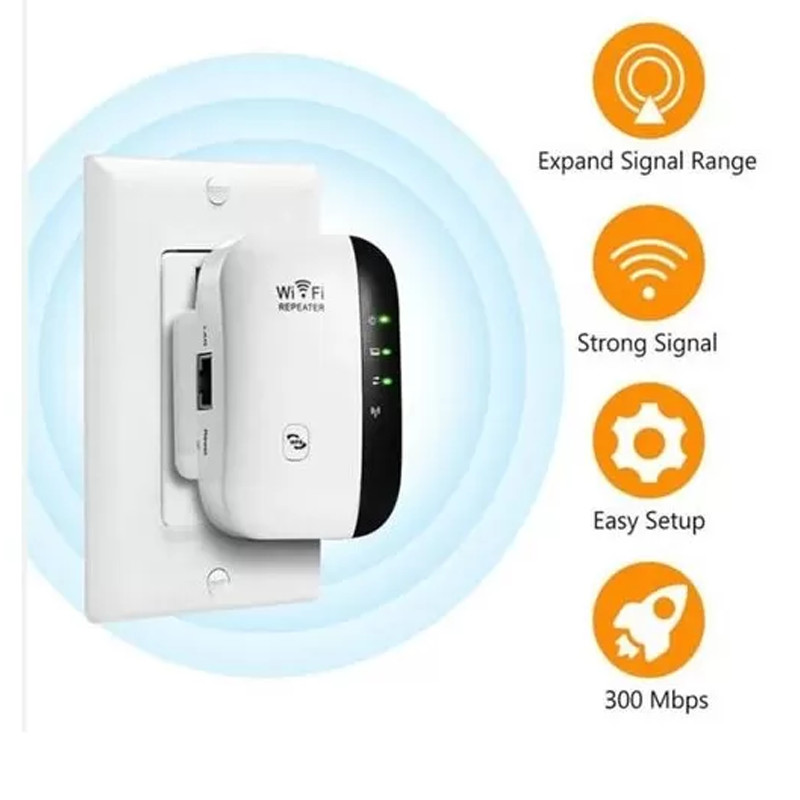 Répéteur Wifi WR03 Double Bande 300 Mb Blanc EN Tunisie