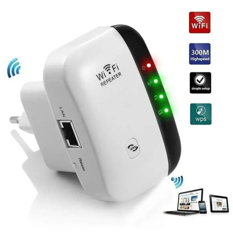 Répéteur Wifi Pix Link WR43Q-WH Blanc En Tunisie