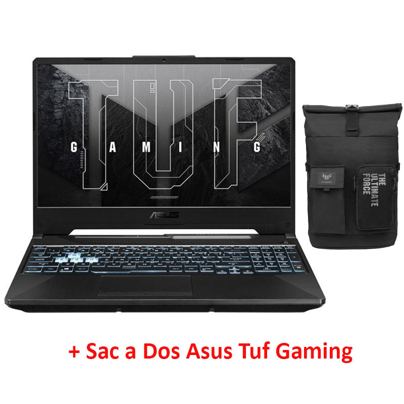 Pc Gamer Asus Tuf Gaming A15 AMD Ryzen 7 8Go 512Go SSD Windows 11 En Tunisie