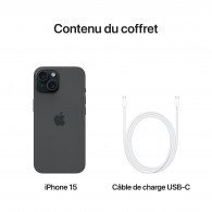 iPhone 15 128Go Noir en Tunisie