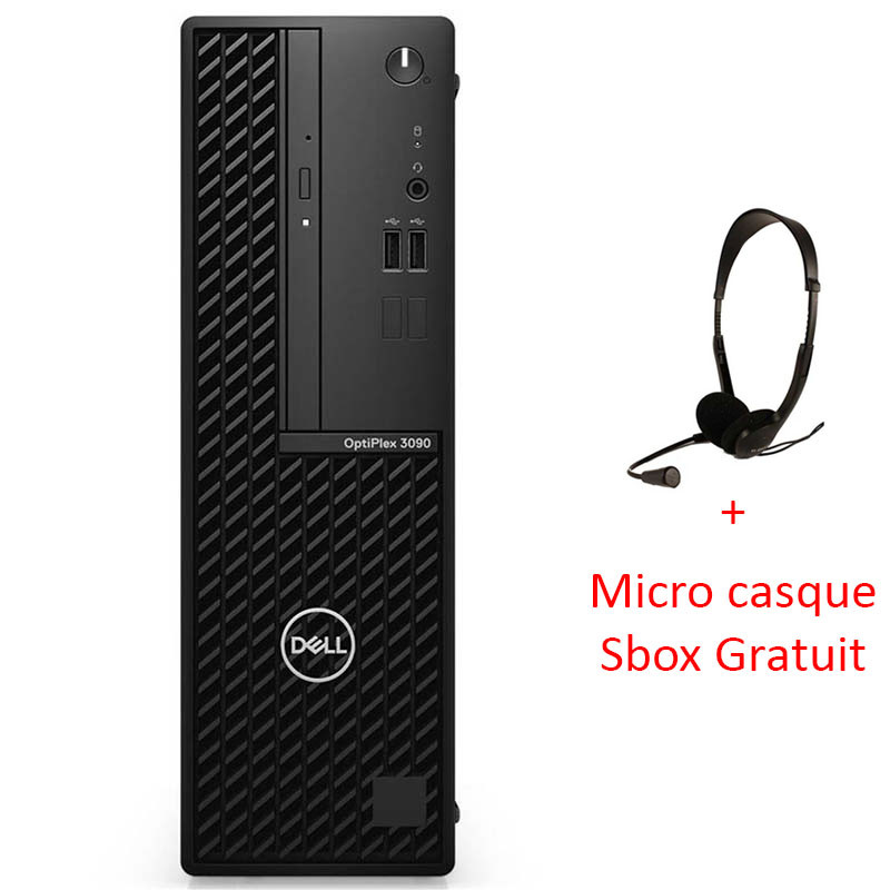 Pc De Bureau Dell Optiplex 3090 SFF i3 10Gén 8Go 256Go SSD W11 Noir en Tunisie