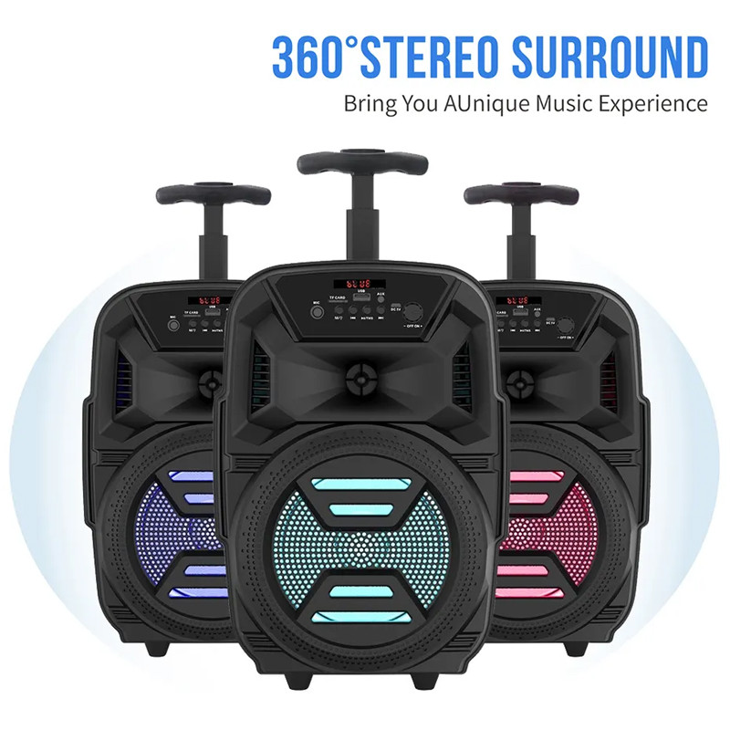 Haut Parleur Bluetooth ZQS-6111 Avec Microphone Noir en Tunisie