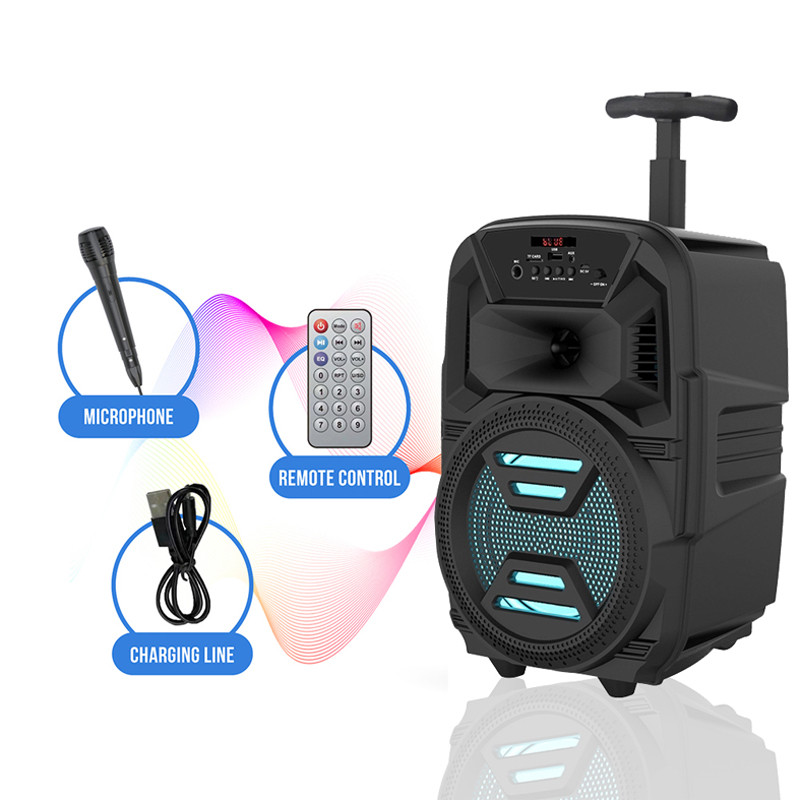 Haut Parleur Bluetooth ZQS-6111 Avec Microphone Noir en Tunisie