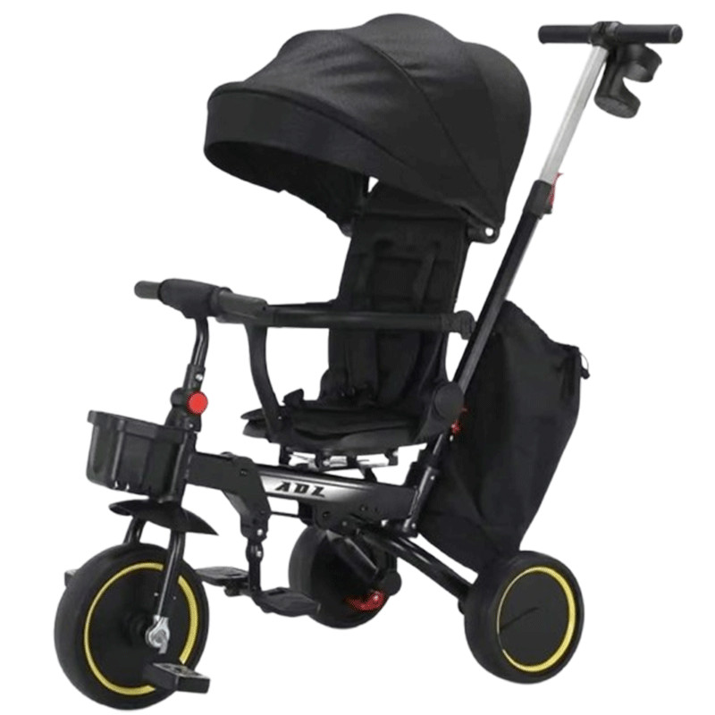 Tricycle Multifonctions 4 EN 1 Pour Enfants Noir en Tunisie