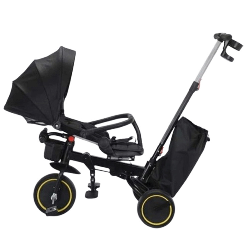 Tricycle Multifonctions 4 EN 1 Pour Enfants Noir en Tunisie