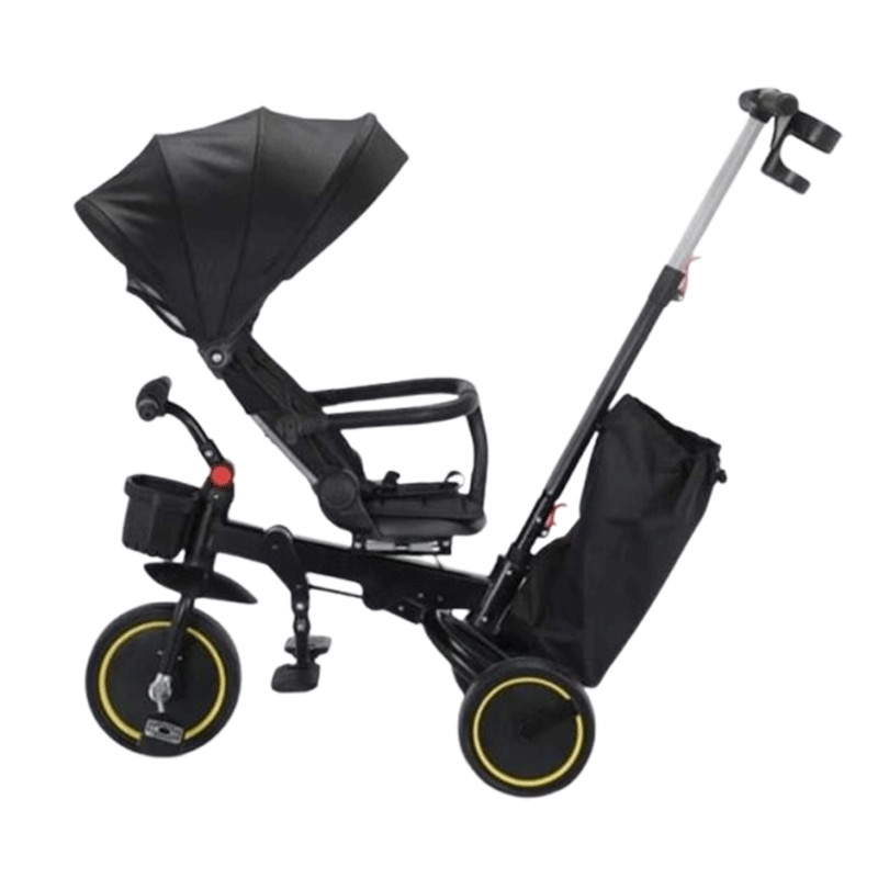 Tricycle Multifonctions 4 EN 1 Pour Enfants Noir en Tunisie