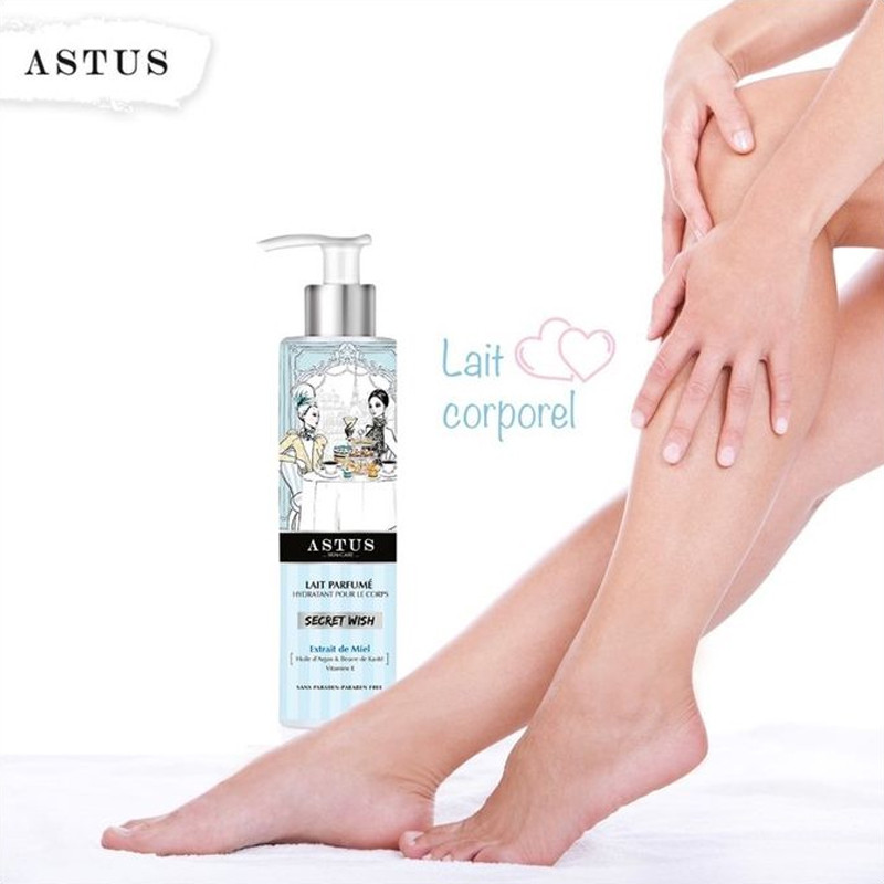 Lait De Corps Astus Secret Wish Poudrée 200ml en Tunisie