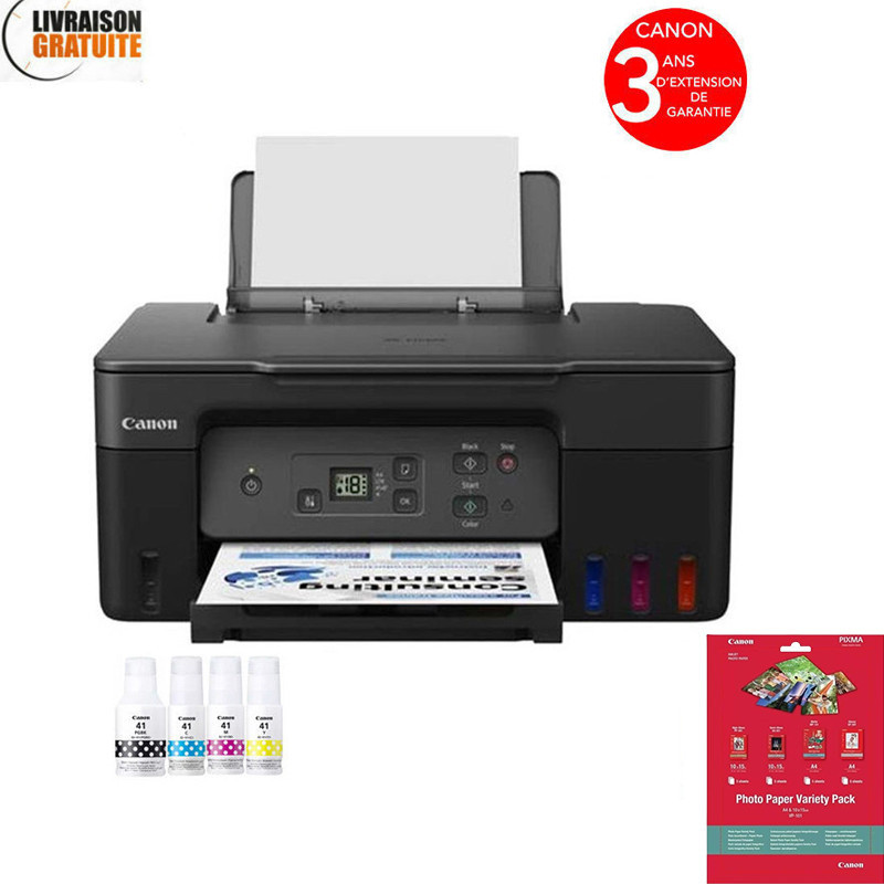 Imprimante Canon PIXMA G2470 à Réservoir Intégré 3 En 1 Couleur en Tunisie