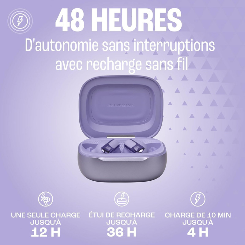 Kit Bluetooth JBL Live Beam 3 Violet en Tunisie