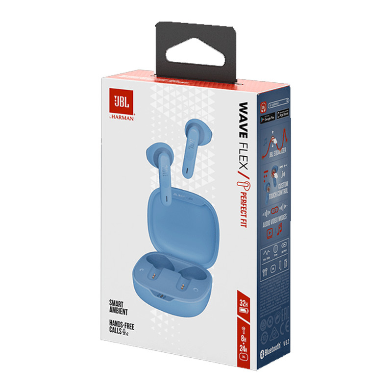 Ecouteurs Sans Fil  JBL Wave Flex Bleu en Tunisie