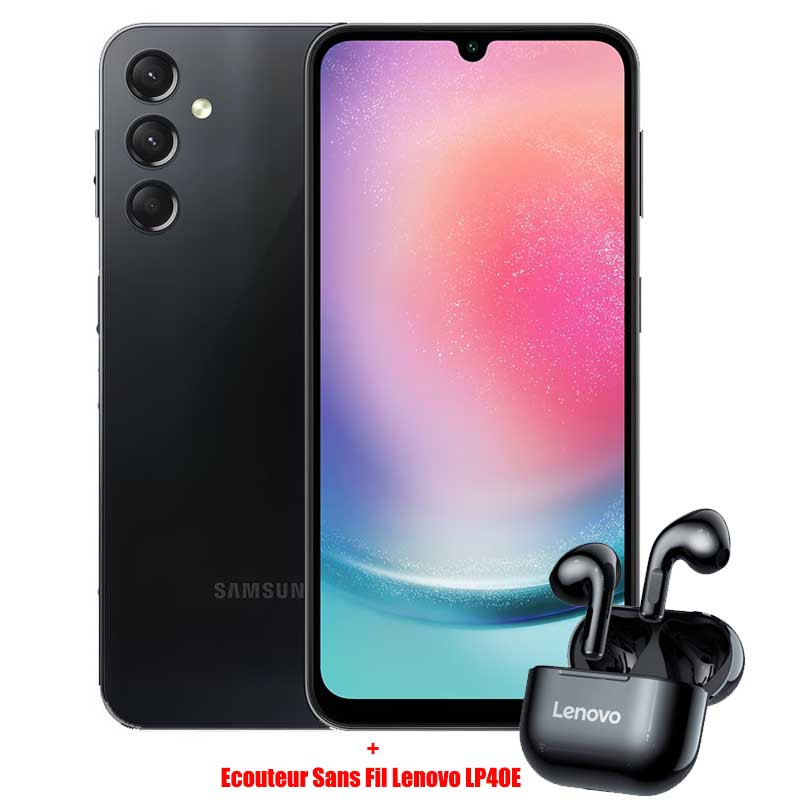 Samsung Galaxy A24 4G 6Go 128Go Noir en Tunisie
