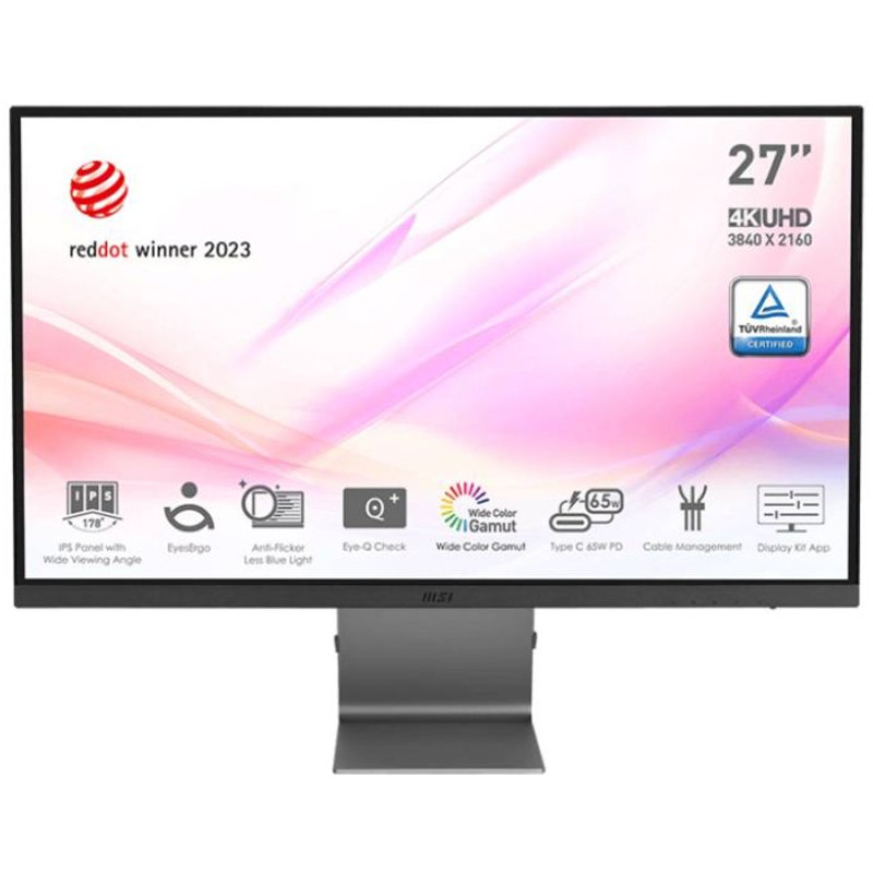 Ecran MSI Modern MD271UL 27" 4k UHD 60Hz Noir en Tunisie