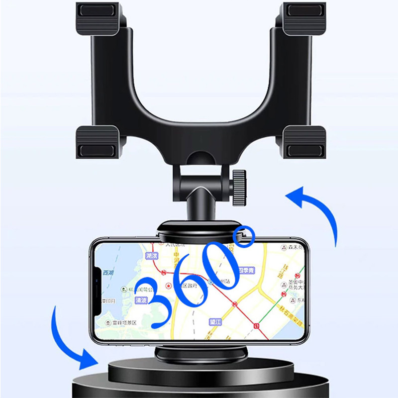 Support Téléphone De rétroviseur Pour Voiture M01 Noir en Tunisie