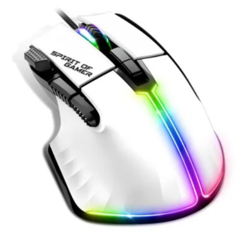 Souris Gamer Spirit Of Gamer PRO M5 RGB Blanc En Tunisie