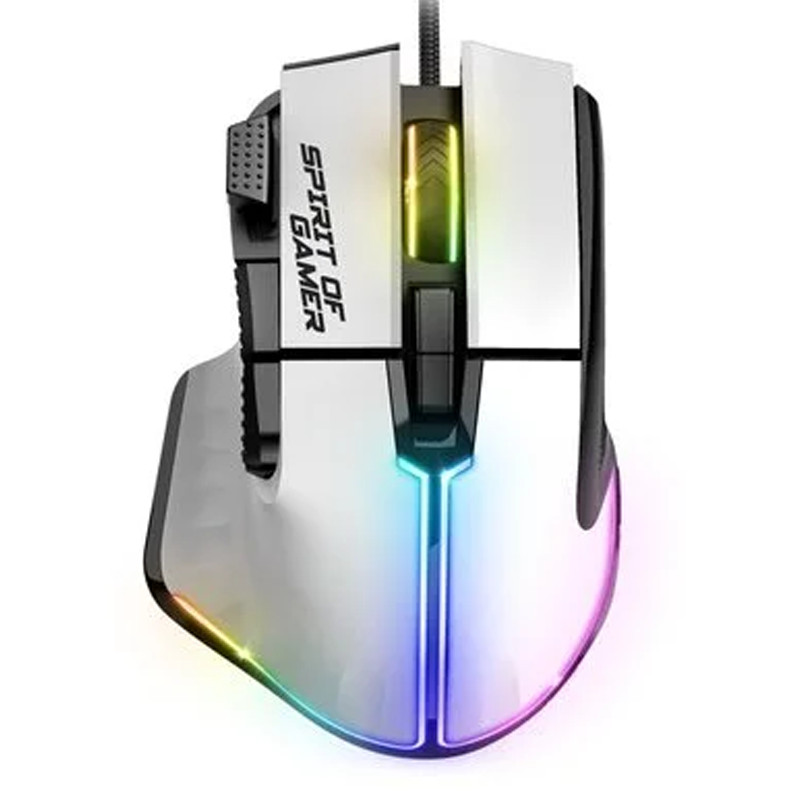 Souris Gamer Spirit Of Gamer PRO M5 RGB Blanc En Tunisie Souris Gamer Spirit Of Gamer PRO M5 RGB Blanc En Tunisie