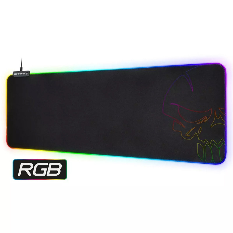 Tapis De Souris Gamer Spirit Of Gamer Skull XXL RGB Noir en Tunisie