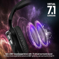 Micro Casque Gamer Spirit Of Gamer XPERT H1100 Noir en Tunisie