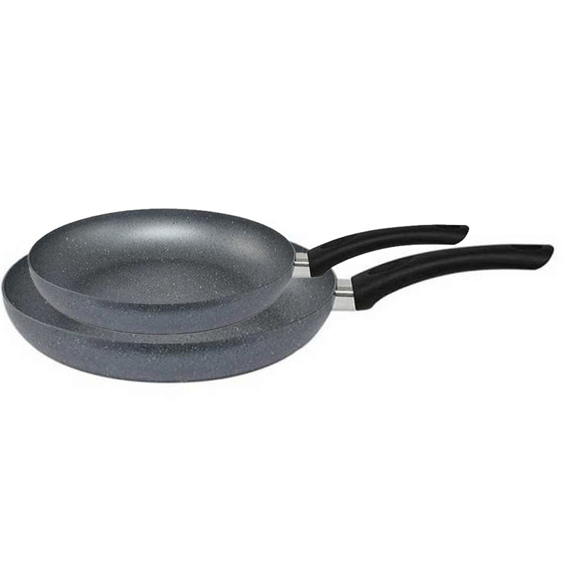 Set De 2 Poêle Cook'Art 28cm&24cm Gris en Tunisie