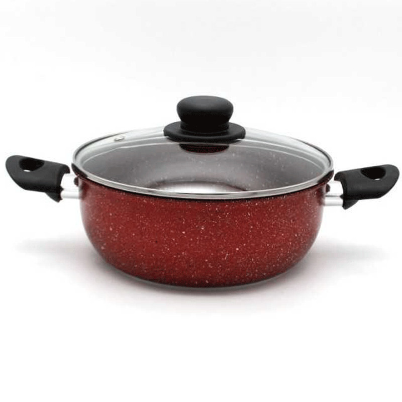 Faitout Cook'Art Granite 22cm Rouge en Tunisie