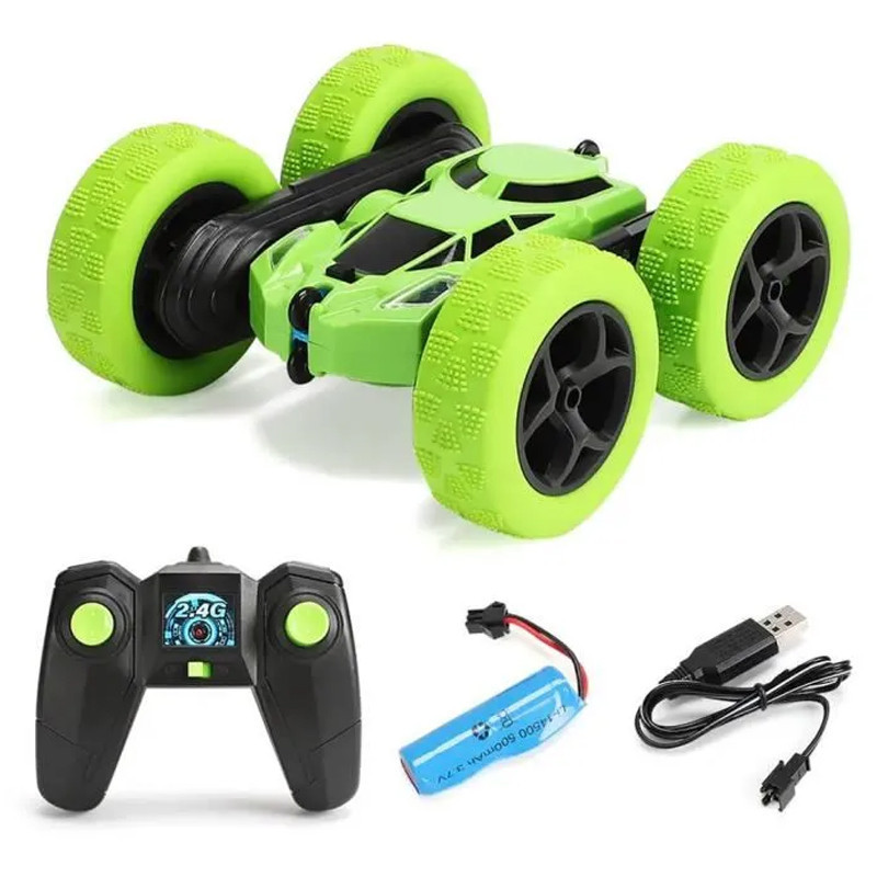 Voiture RC Toys Double Side 360° Vert