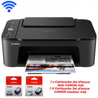 Imprimante Multifonction Jet d'encre Canon PIXMA TS3440 Noir en Tunisie