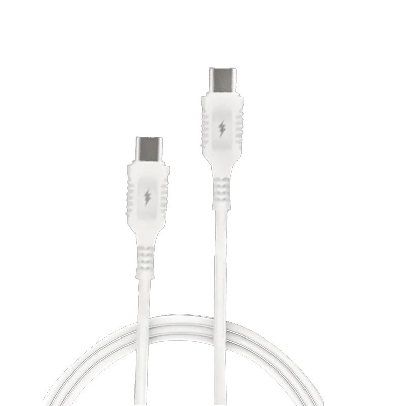 Câble Chargeur C100 Type C Blanc en Tunisie