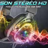 Micro Casque Gamer Spirit Of Gamer Elite H40 RGB Noir En Tunisie