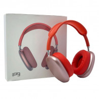 Casque Sans Fil P9 Bluetooth Avec Emplacement Carte Mémoire Rouge
