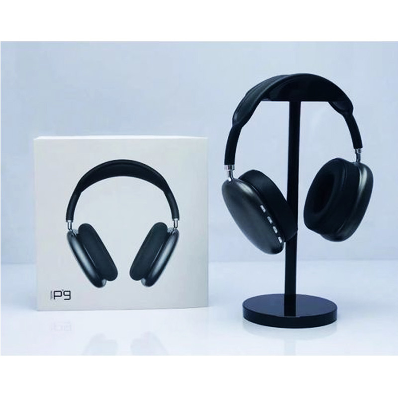 Casque Sans Fil P9 Bluetooth Avec Emplacement Carte Mémoire Noir