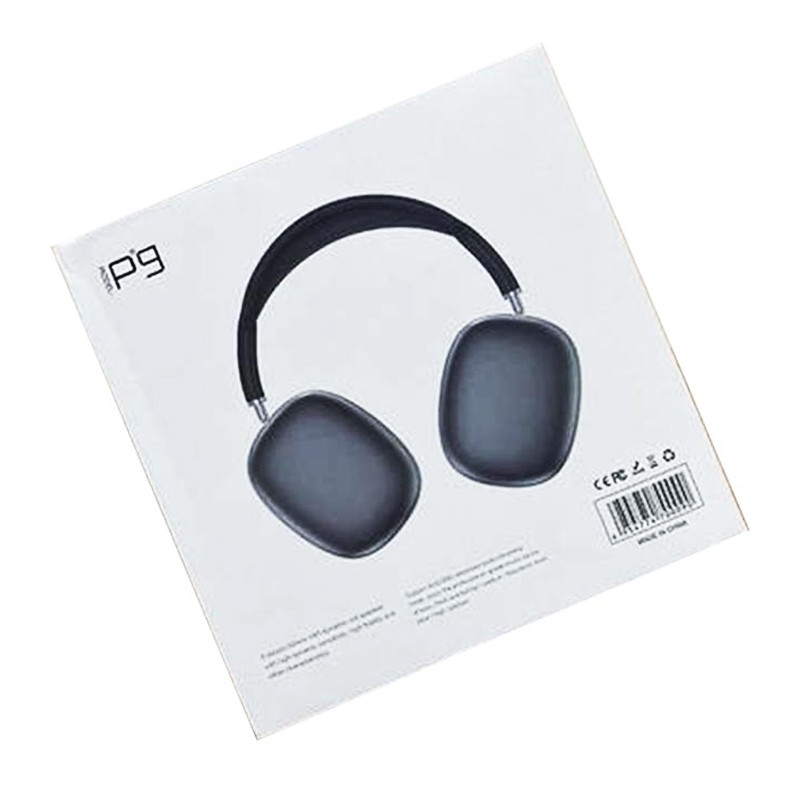 Casque Sans Fil P9 Bluetooth Avec Emplacement Carte Mémoire Noir